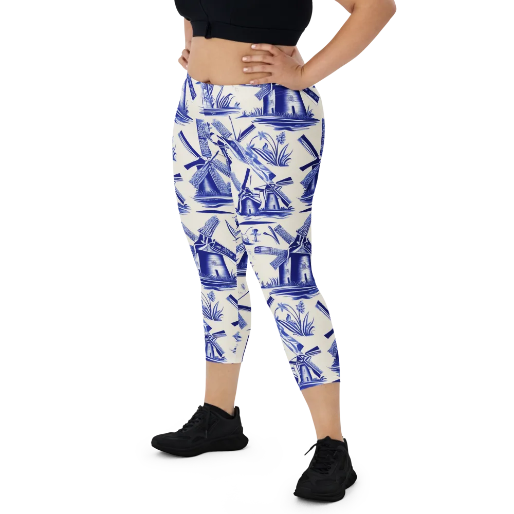 Cerulean Millworks on Capri Leggings — Front