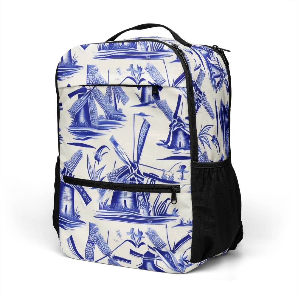 Cerulean Millworks on Utility Backpack — Left Front
