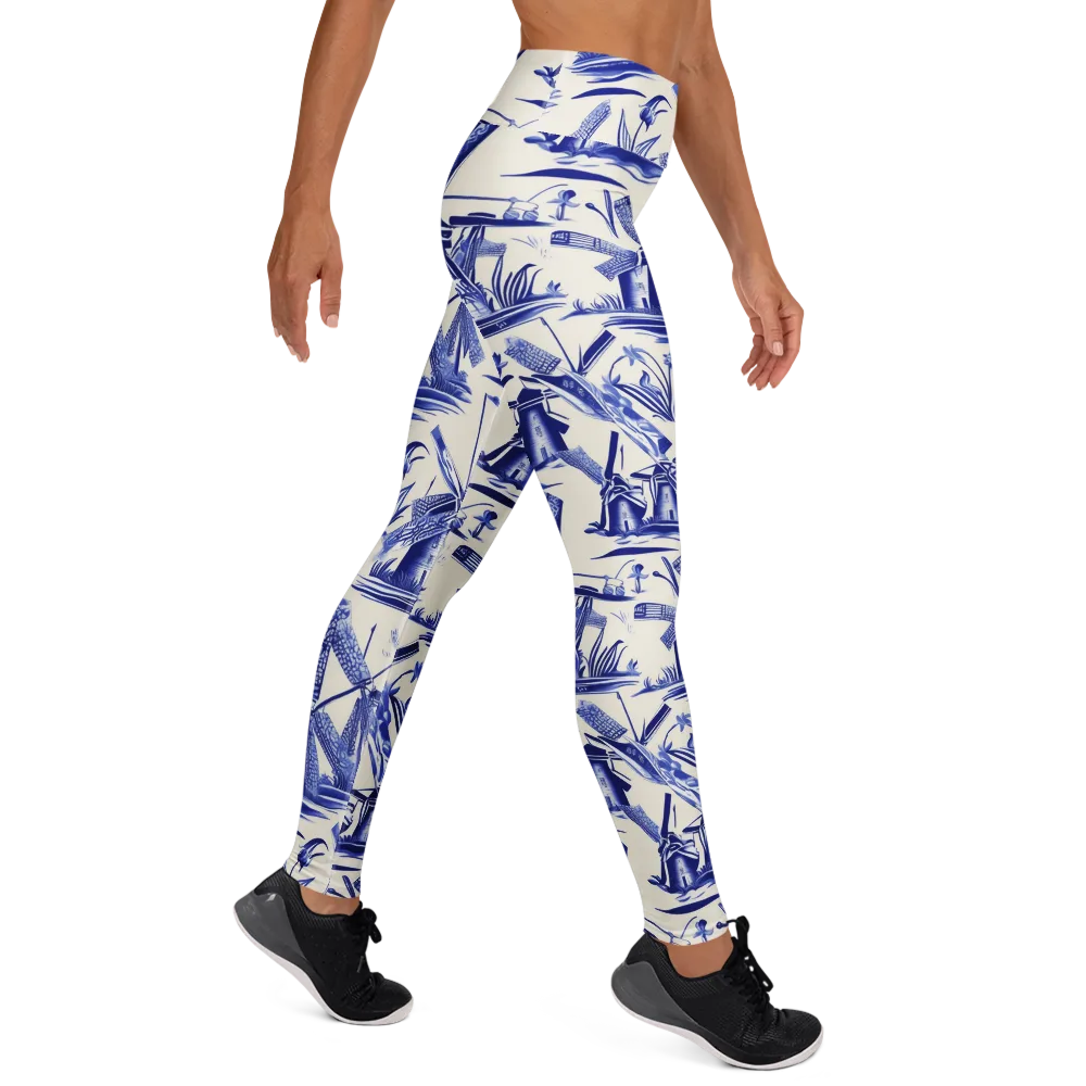 Cerulean Millworks on Yoga Leggings — Right