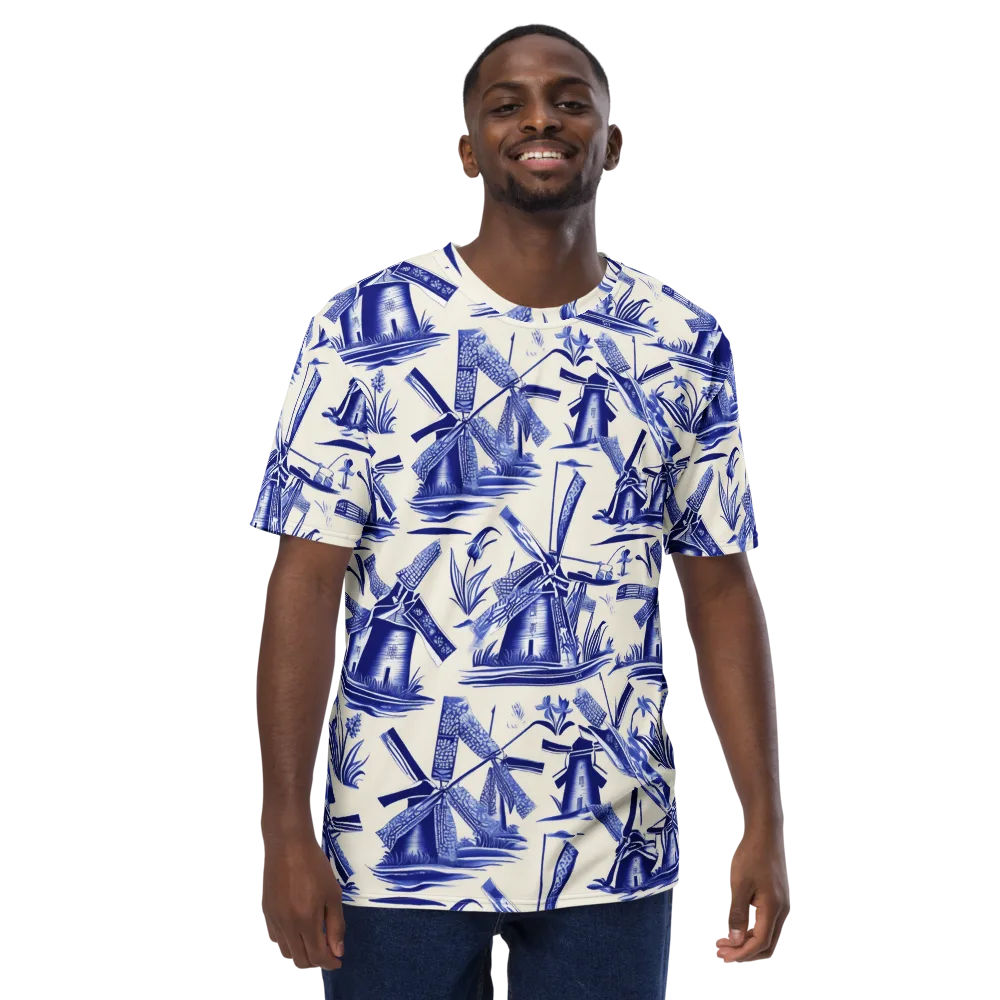 Cerulean Millworks on Men's Crew Neck T-Shirt — Front