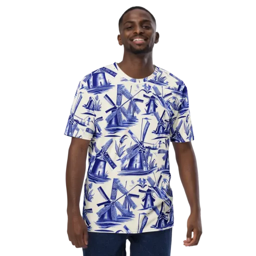 Cerulean Millworks on a Men's Crew Neck T-Shirt