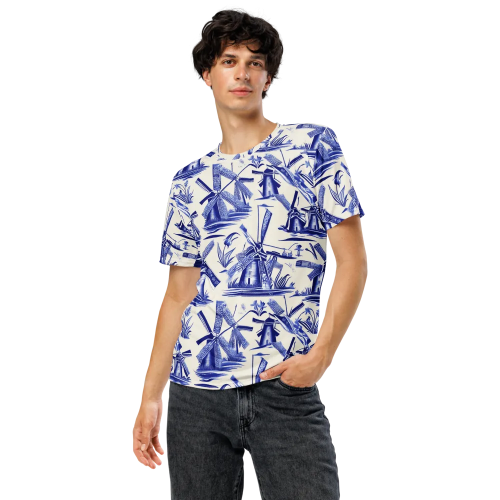 Cerulean Millworks on Men's Crew Neck T-Shirt — Front