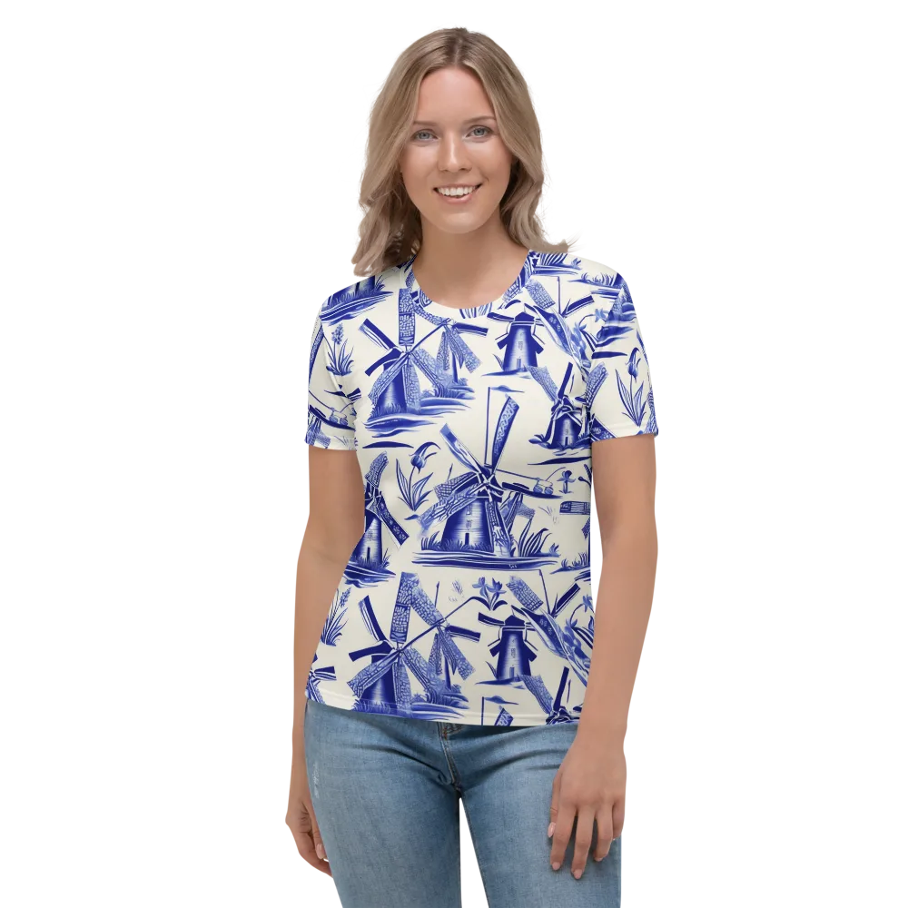 Cerulean Millworks on Women's Crew Neck T-Shirt — Front