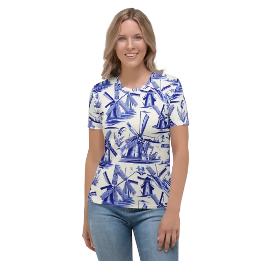 Cerulean Millworks on a Women's Crew Neck T-Shirt