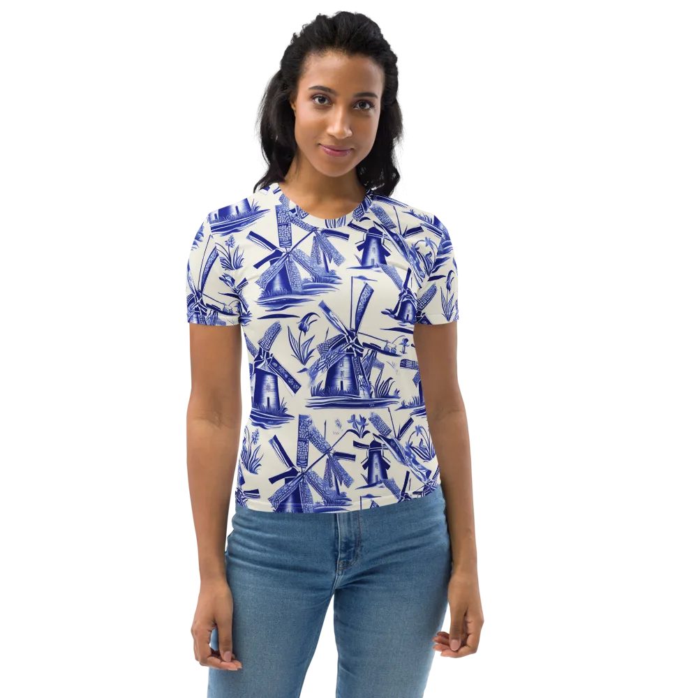 Cerulean Millworks on Women's Crew Neck T-Shirt — Front