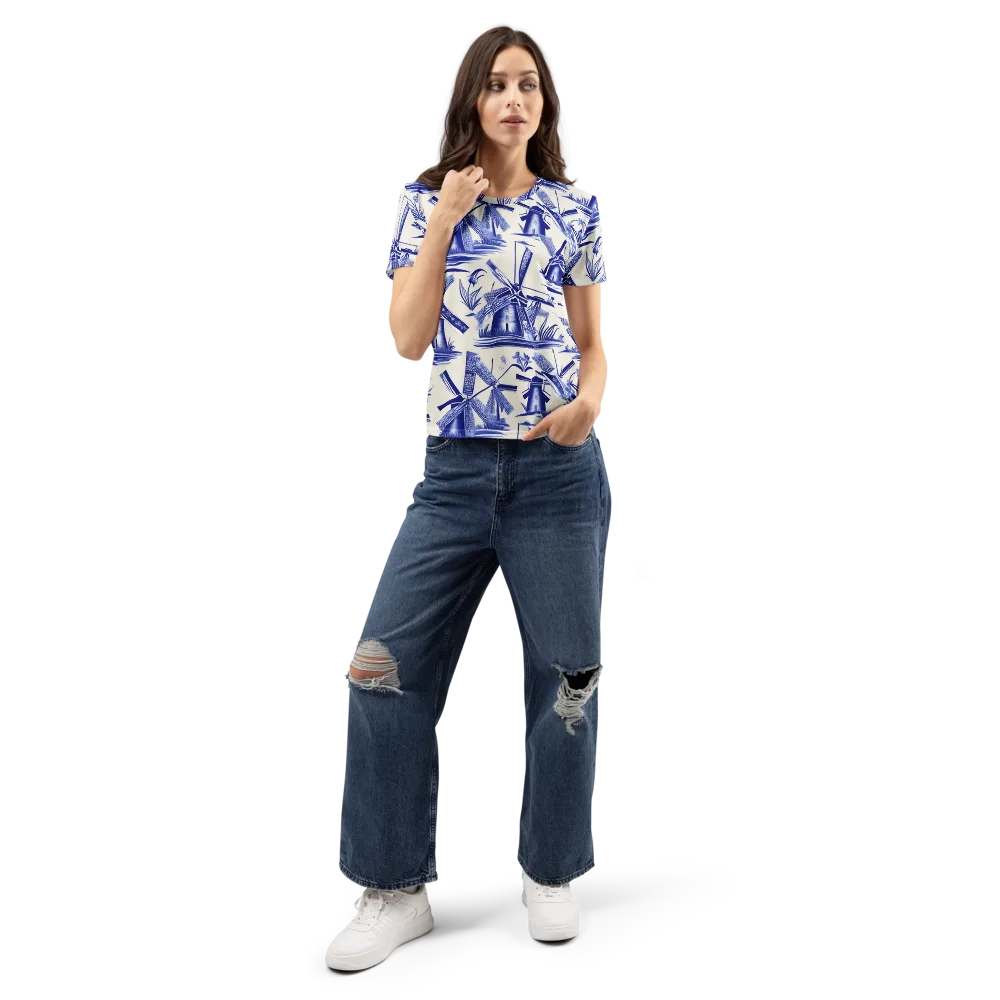 Cerulean Millworks on Women's Crew Neck T-Shirt — Front