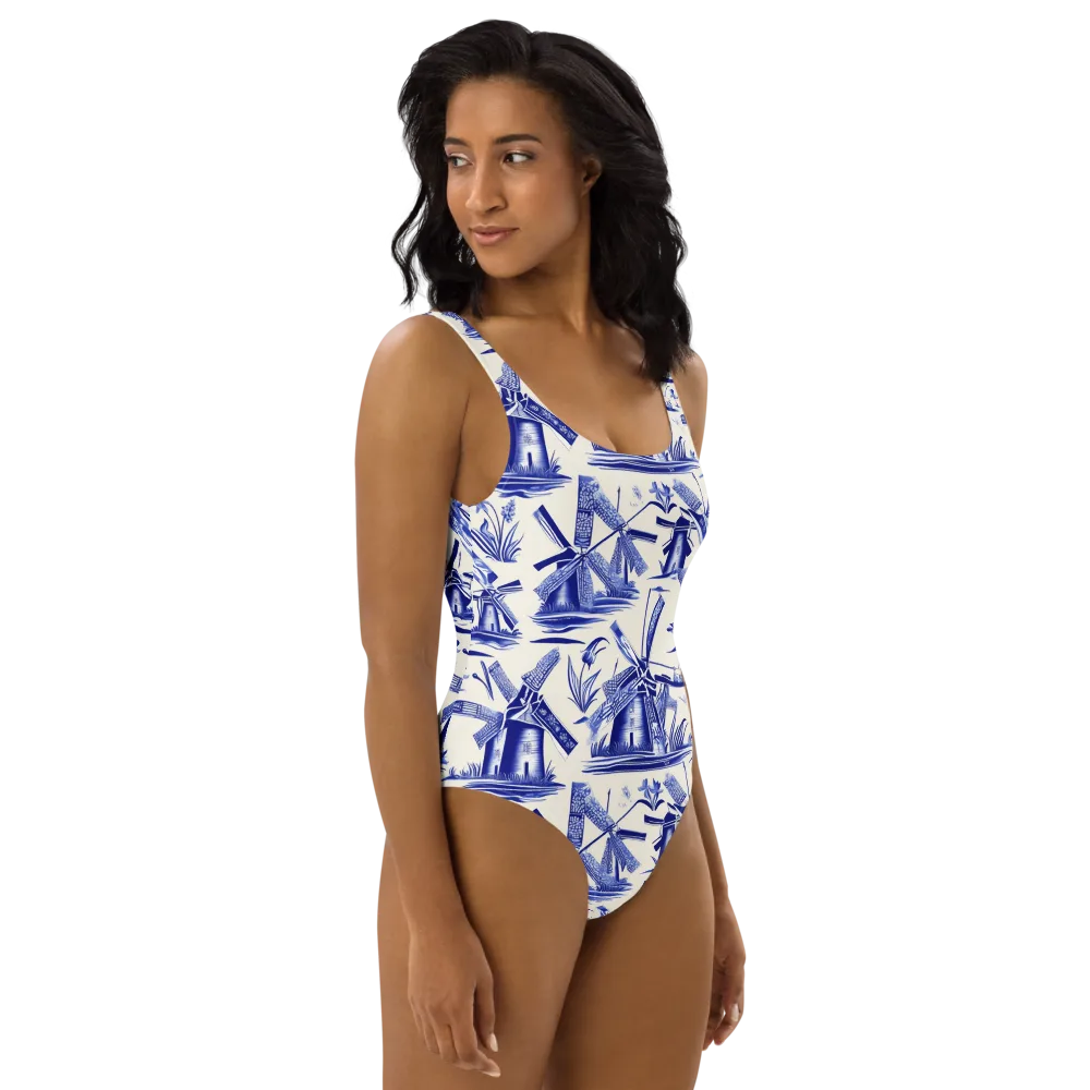 Cerulean Millworks on One-Piece Swimsuit — Right