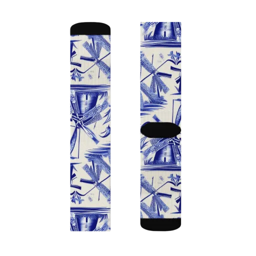Cerulean Millworks on a Socks