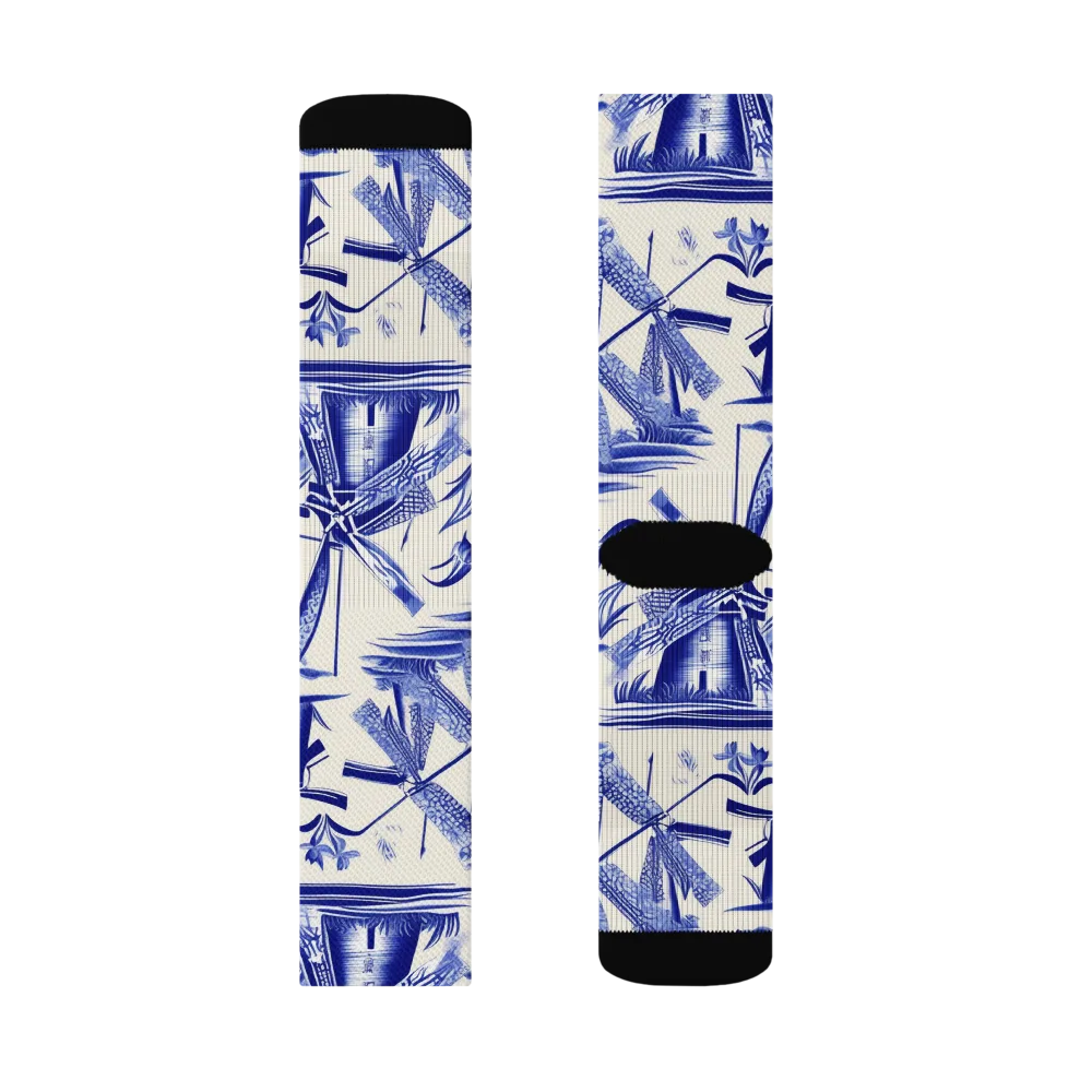 Cerulean Millworks on Socks — Right Sock