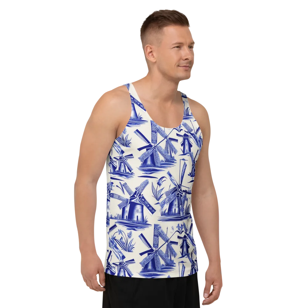 Cerulean Millworks on Men's Tank Top — Right Front