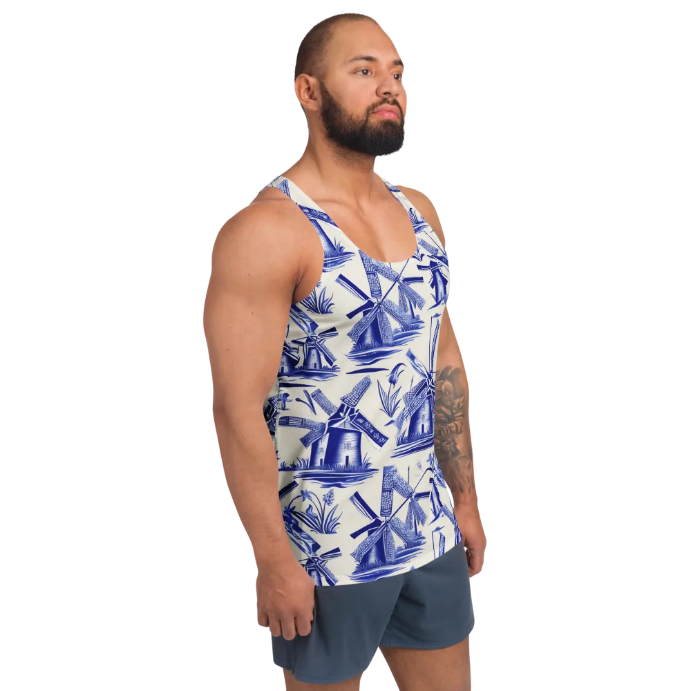 Cerulean Millworks on Men's Tank Top — Right Front