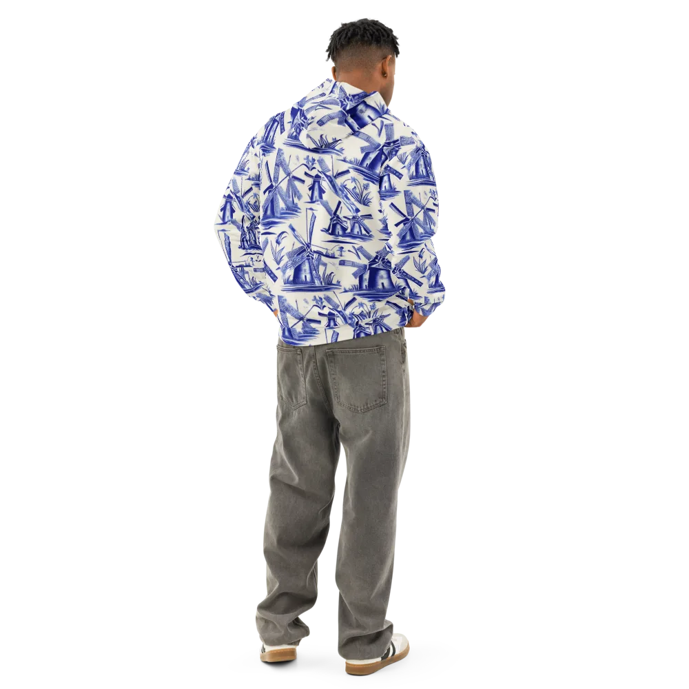 Cerulean Millworks on Cotton Hoodie — Back