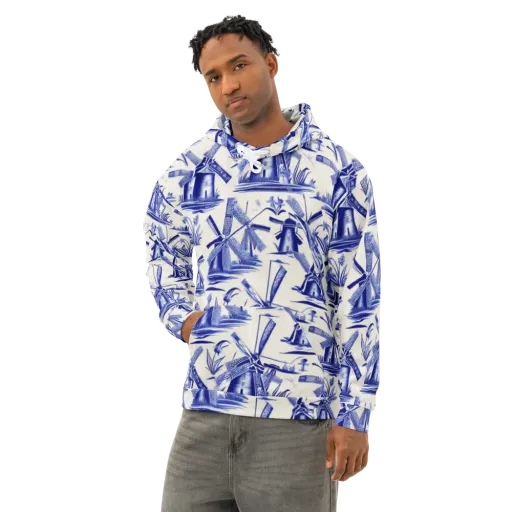 Cerulean Millworks on a Cotton Hoodie