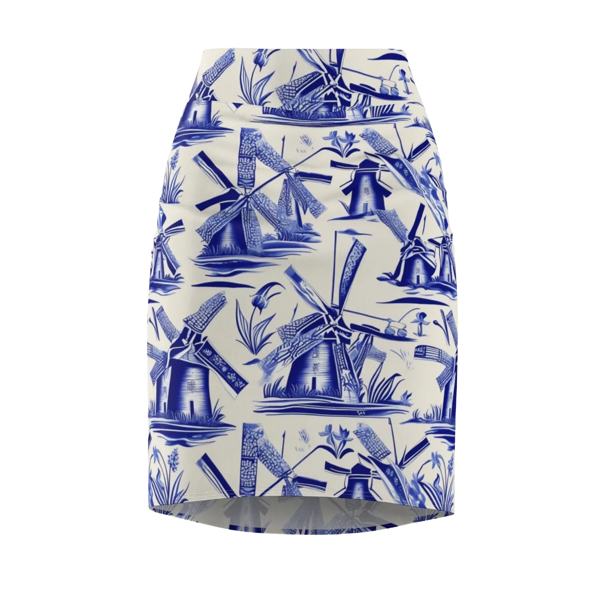 Cerulean Millworks on Pencil Skirt — Front