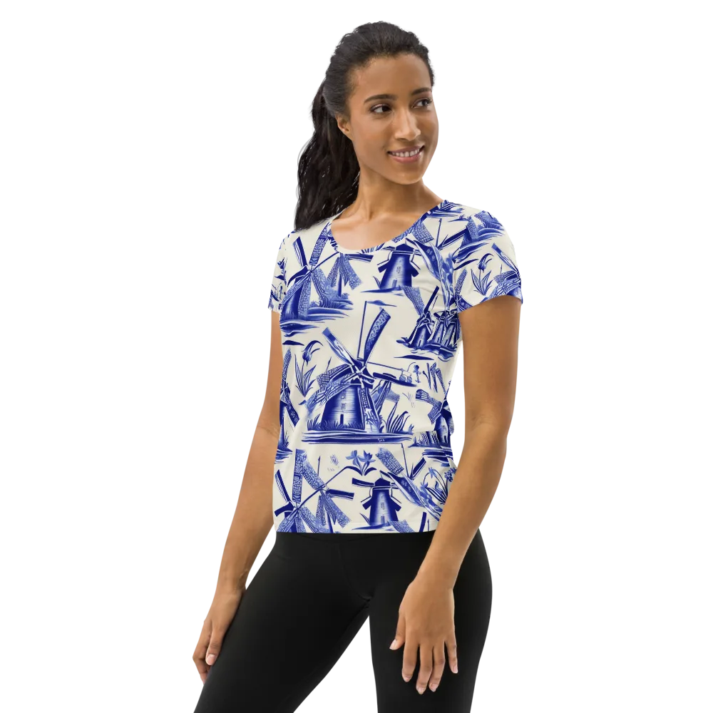 Cerulean Millworks on Women's Athletic T-Shirt — Left