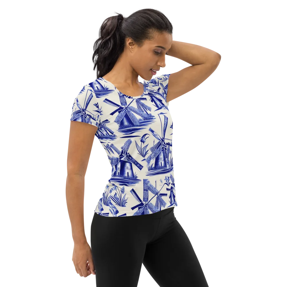 Cerulean Millworks on Women's Athletic T-Shirt — Right