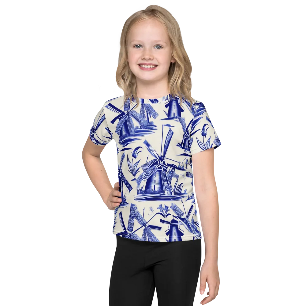 Cerulean Millworks on Kids Crew Neck T-Shirt — Front