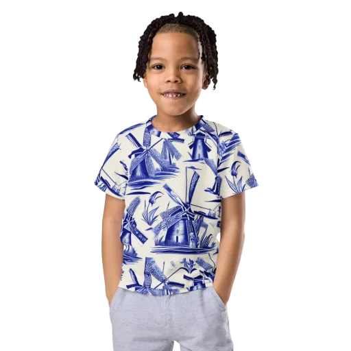 Cerulean Millworks on a Kids Crew Neck T-Shirt