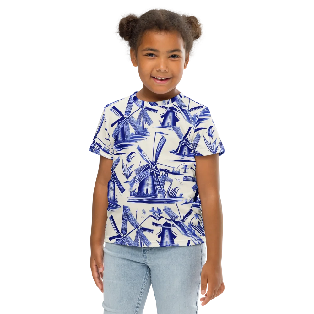 Cerulean Millworks on Kids Crew Neck T-Shirt — Front