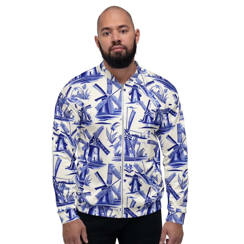 Cerulean Millworks on Bomber Jacket — Front