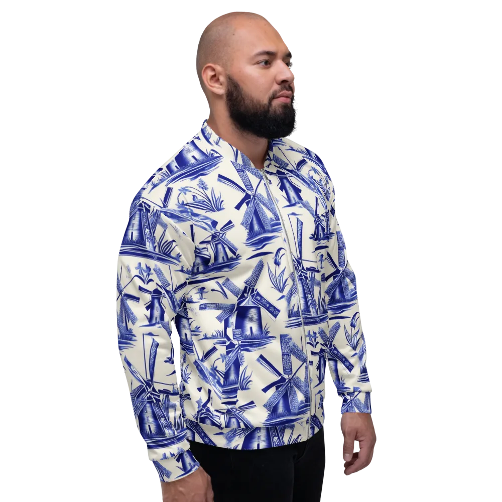 Cerulean Millworks on Bomber Jacket — Right