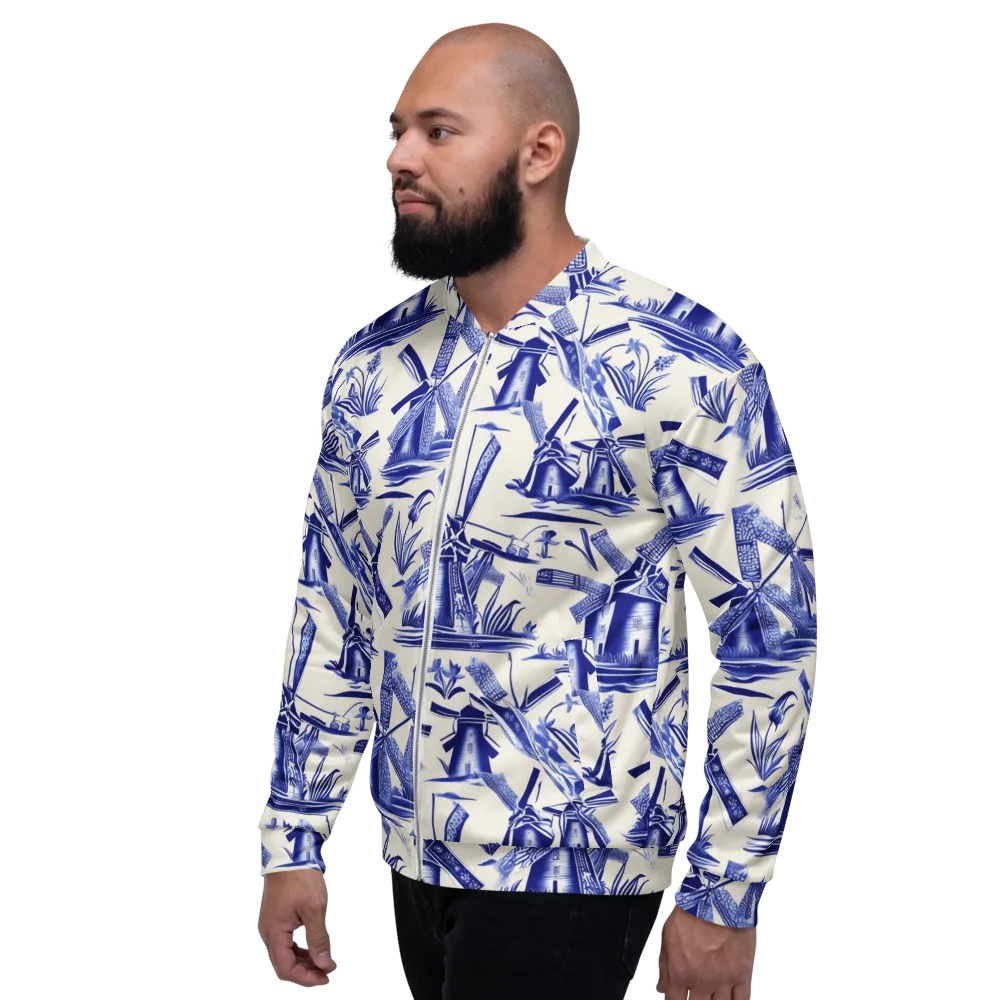 Cerulean Millworks on Bomber Jacket — Left