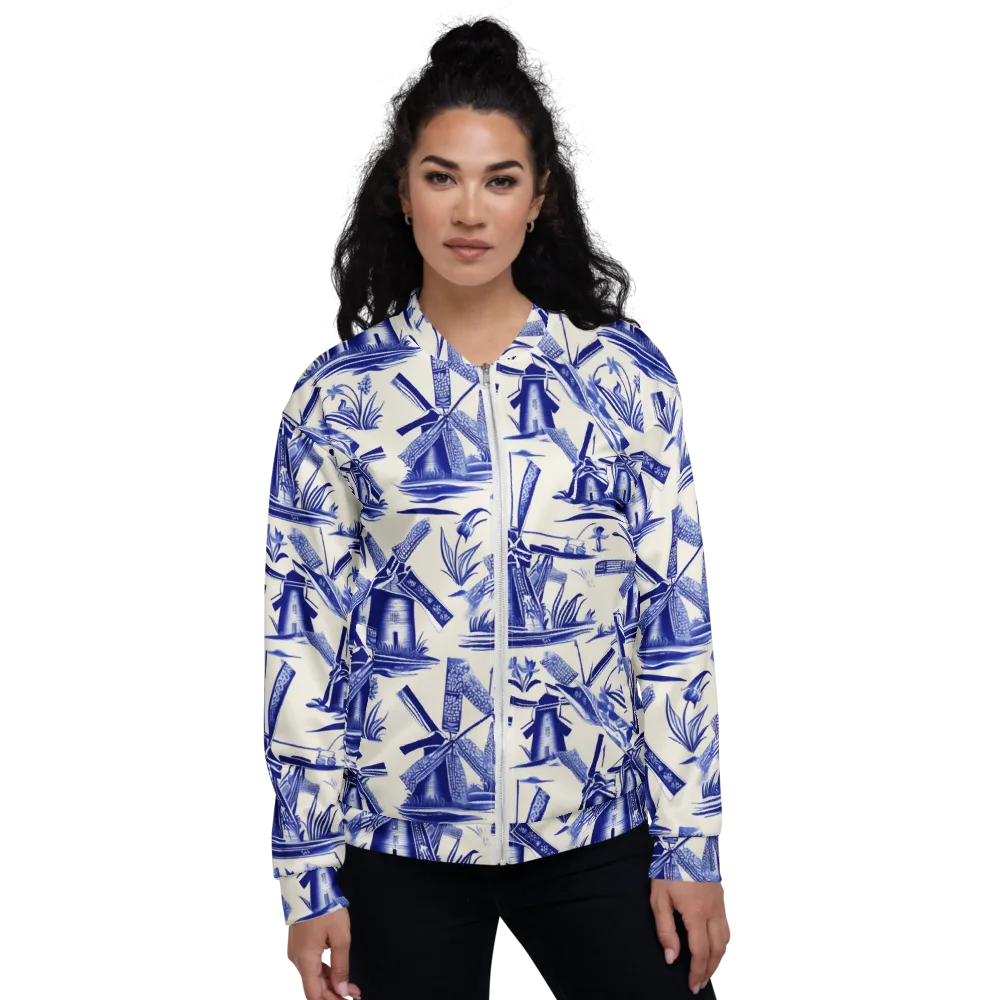 Cerulean Millworks on Bomber Jacket — Front