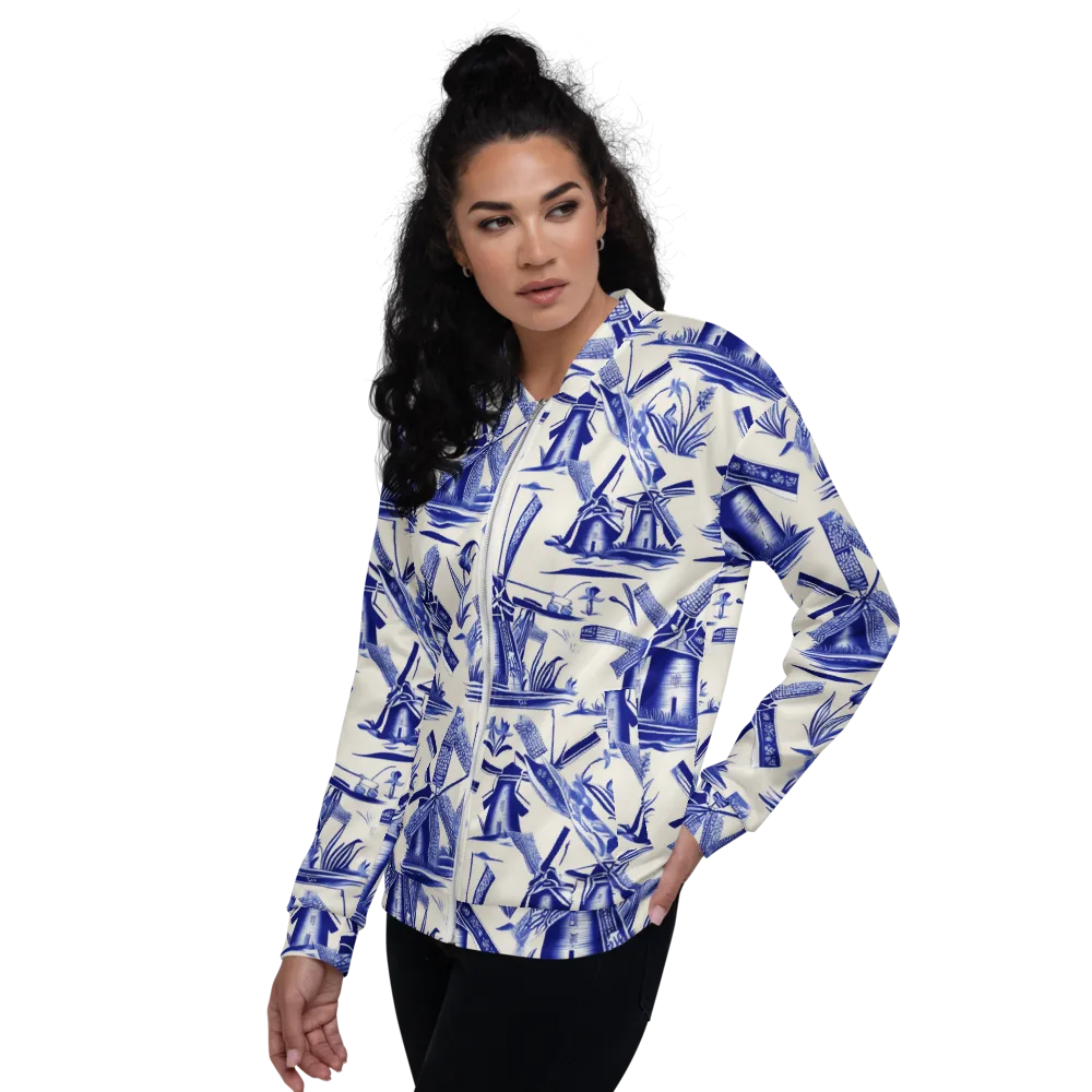 Cerulean Millworks on Bomber Jacket — Left