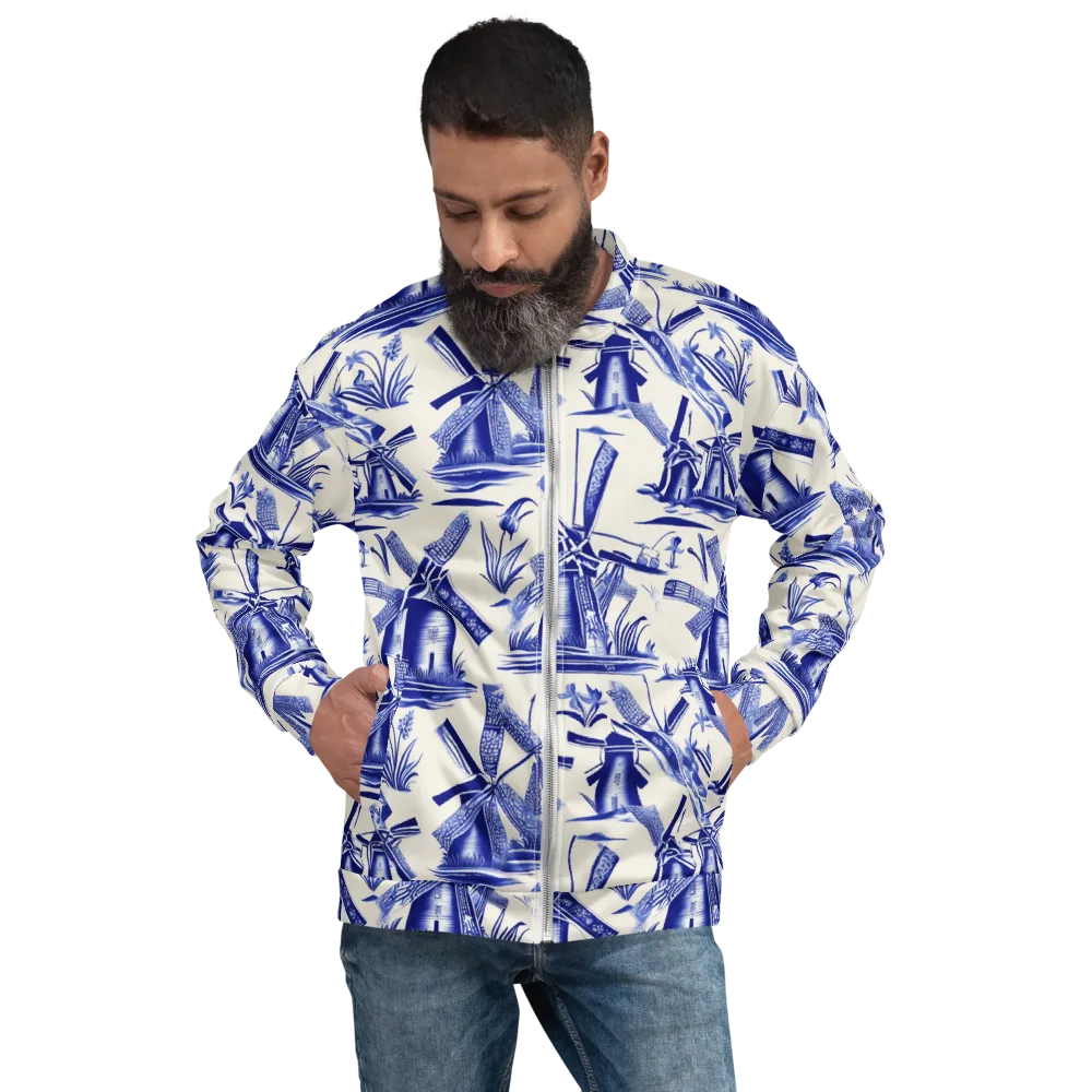Cerulean Millworks on Bomber Jacket — Front