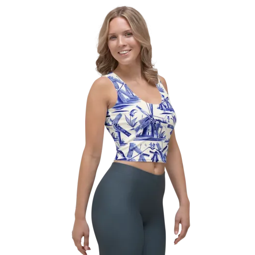 Cerulean Millworks on a Crop Top