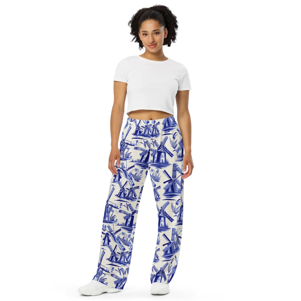 Cerulean Millworks on Wide-Leg Pants — Front