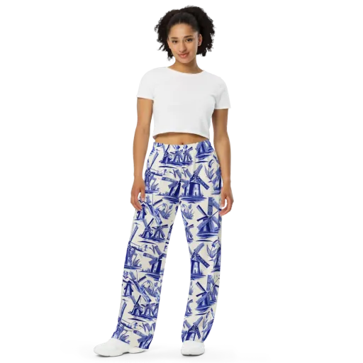 Cerulean Millworks on a Wide-Leg Pants