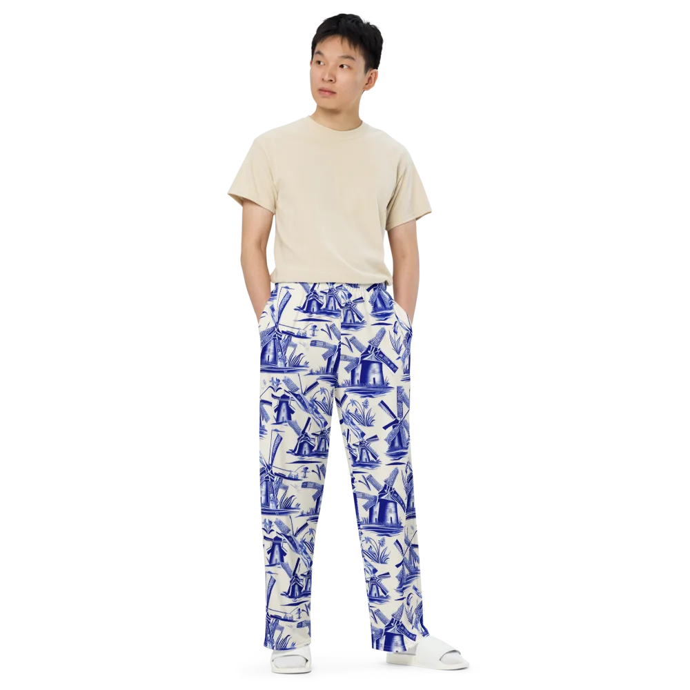 Cerulean Millworks on Wide-Leg Pants — Front