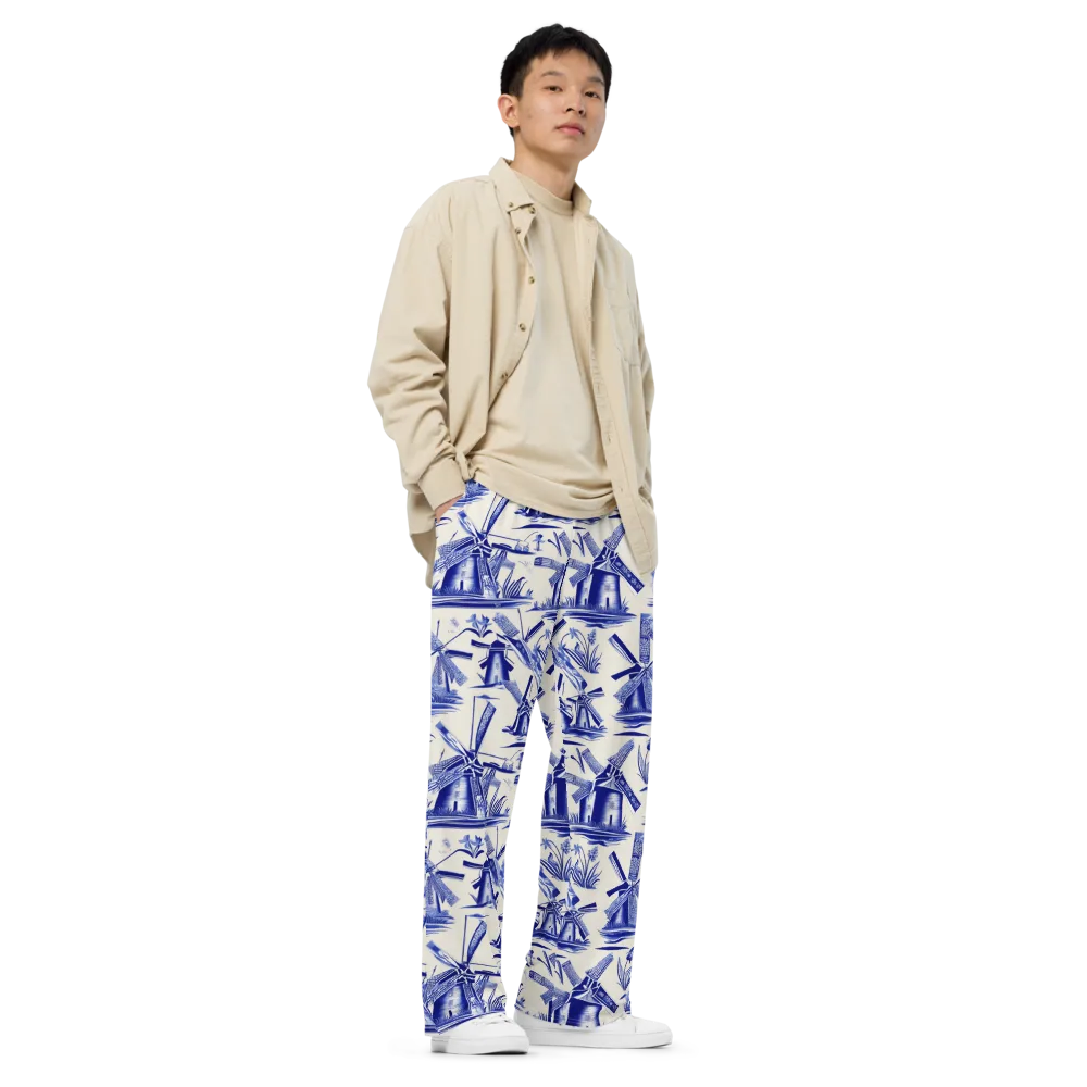 Cerulean Millworks on Wide-Leg Pants — Right Front