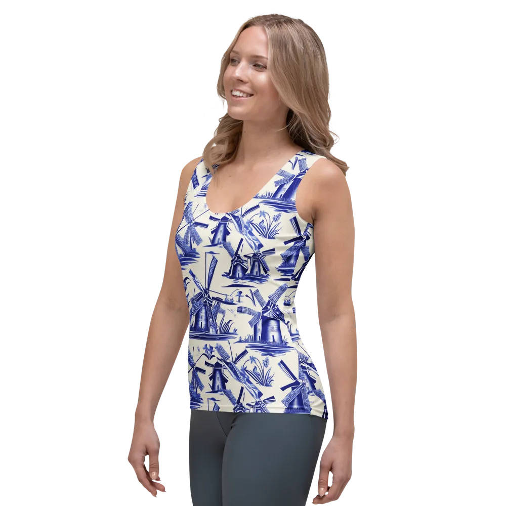 Cerulean Millworks on Women's Tank Top — Left Front