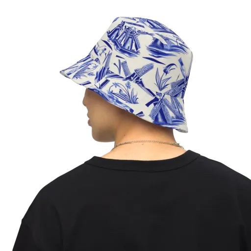 Cerulean Millworks on a Reversible Bucket Hat