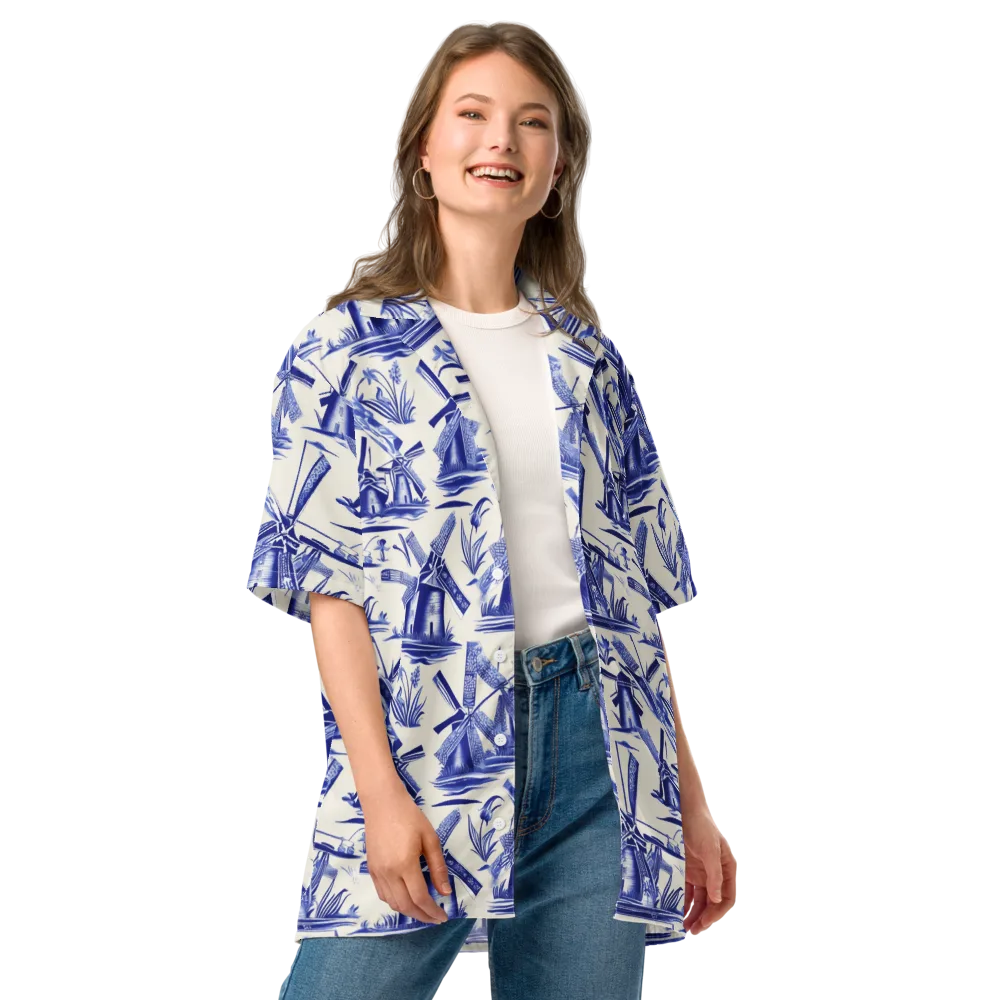 Cerulean Millworks on Button Shirt — Front