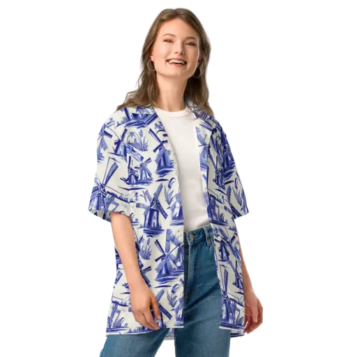 Cerulean Millworks on a Button Shirt