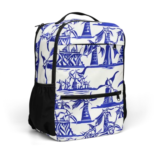 Cobalt Coastline on a Utility Backpack