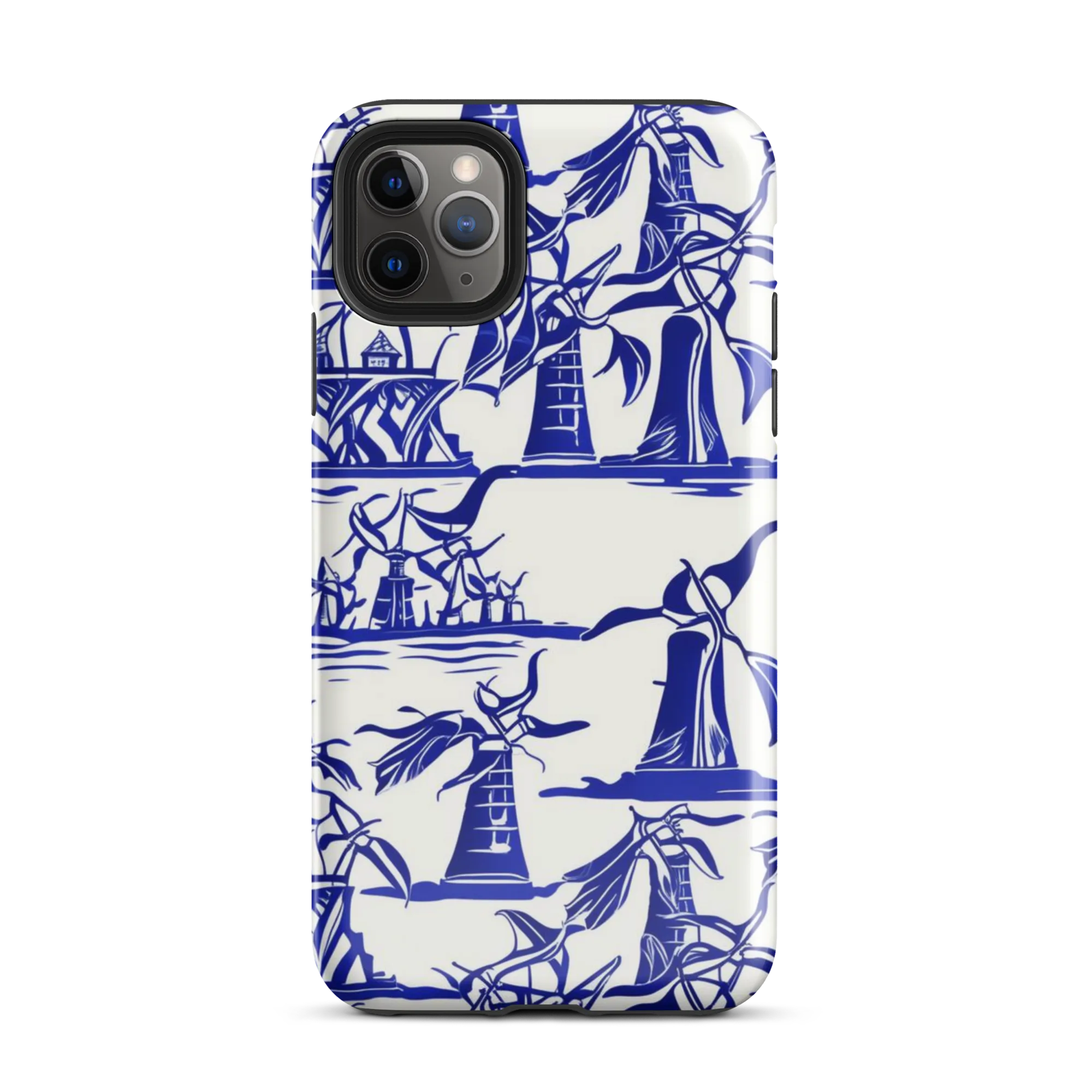 Cobalt Coastline on Tough Case for iPhone® — Front