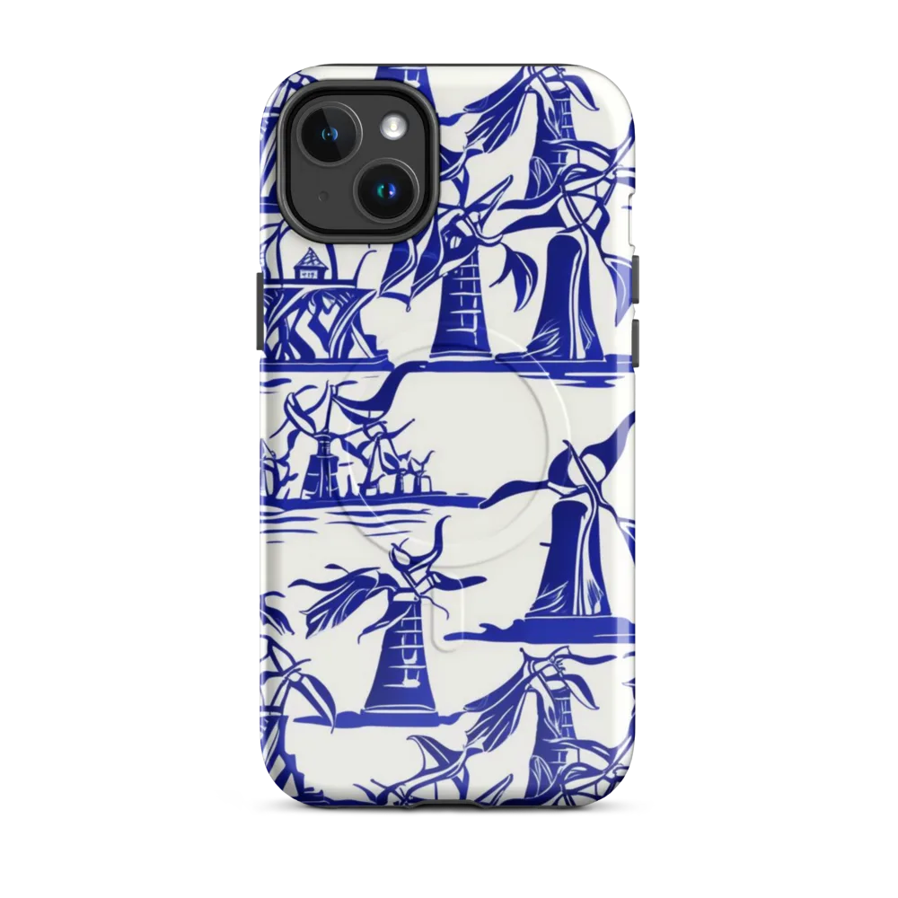 Cobalt Coastline on MagSafe Tough Case for iPhone® — Front