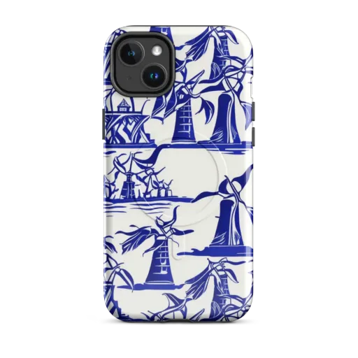 Cobalt Coastline on a MagSafe Tough Case for iPhone®