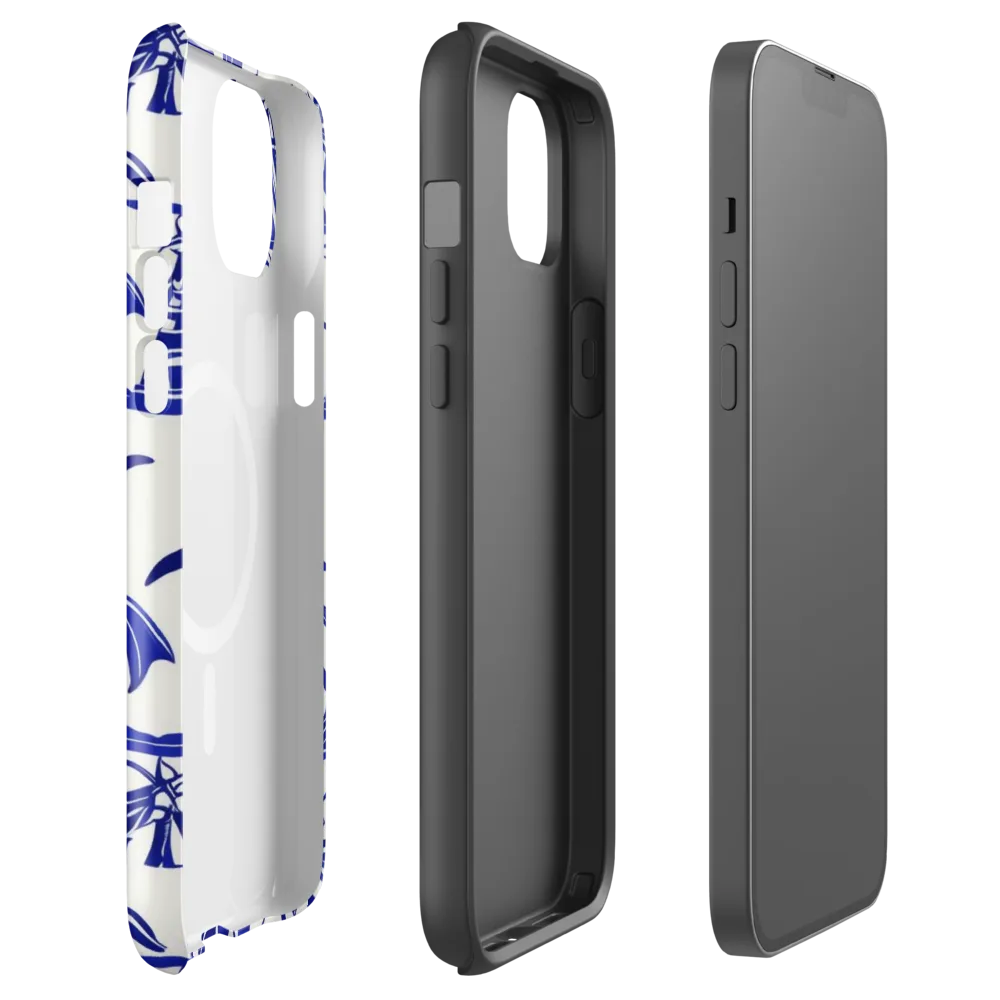 Cobalt Coastline on MagSafe Tough Case for iPhone® — Front