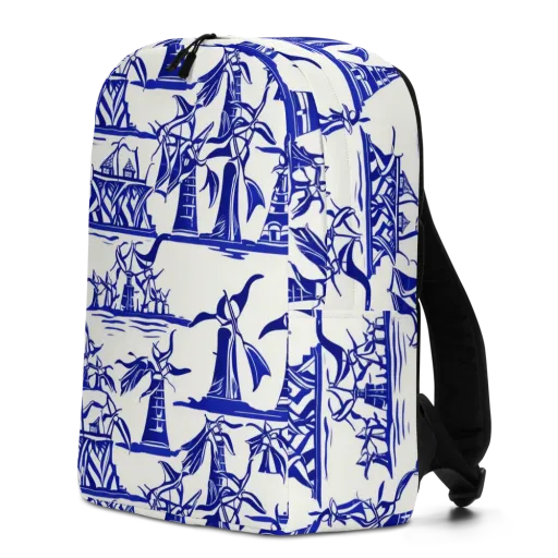 Cobalt Coastline on a Minimalist Backpack