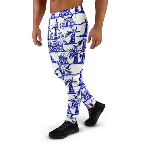 Cobalt Coastline on a Men's Joggers