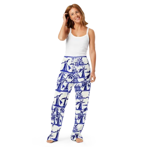 Cobalt Coastline on a Women's Pajama Pants