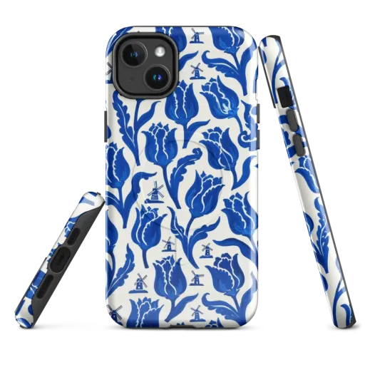 Blue Windmill Garden on a MagSafe Tough Case for iPhone®