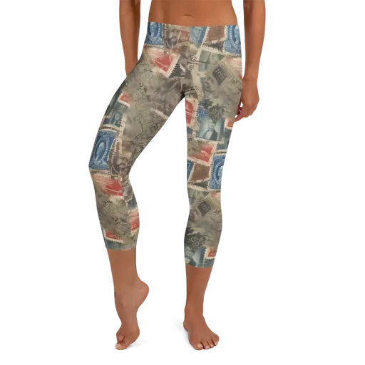 Postmark Reverie on a Capri Leggings