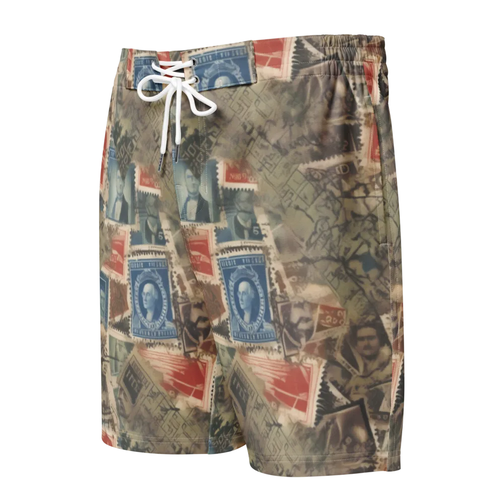 Postmark Reverie on Men's Board Shorts — Front