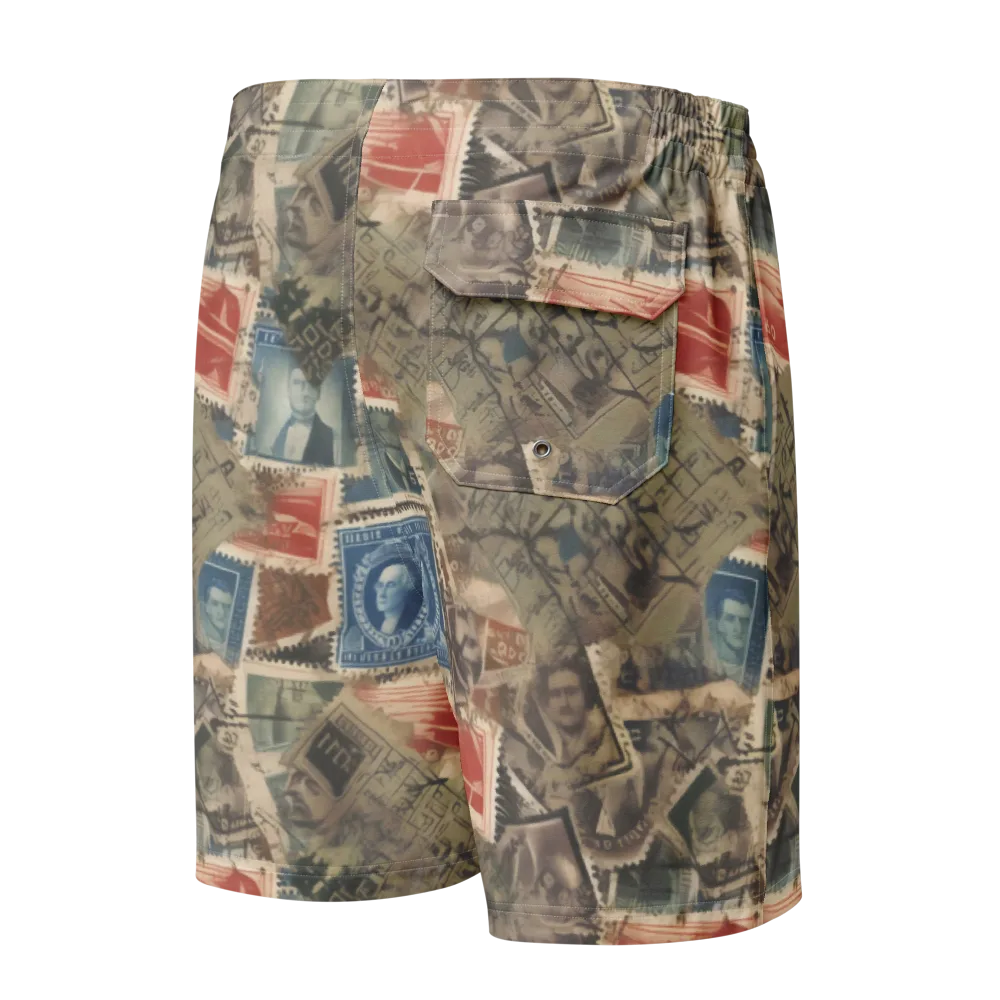 Postmark Reverie on Men's Board Shorts — Back